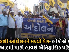 free electricity movement people said that aam aadmi party will bring change in gujarat trishulnews - Trishul News Gujarati Gandhinagar, Kolwada, murder