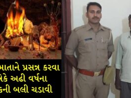 two and a half year old child sacrificed to please chamunda devi - Trishul News Gujarati